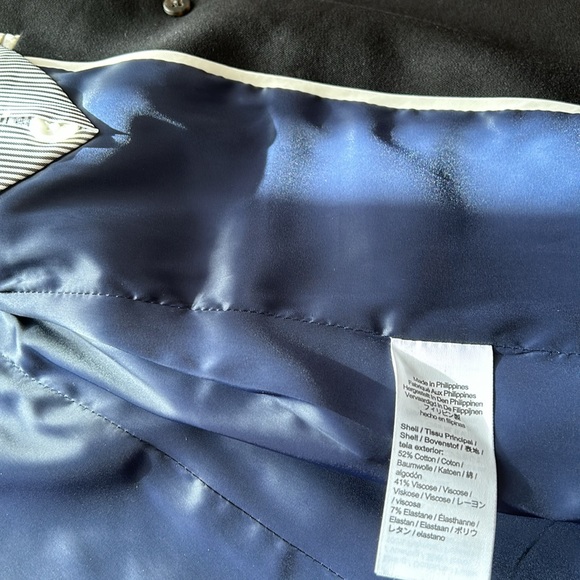 J.Crew Devon Blazer in Bi-stretch Cotton Blend Black Petite 00P NWT - Picture 6 of 8